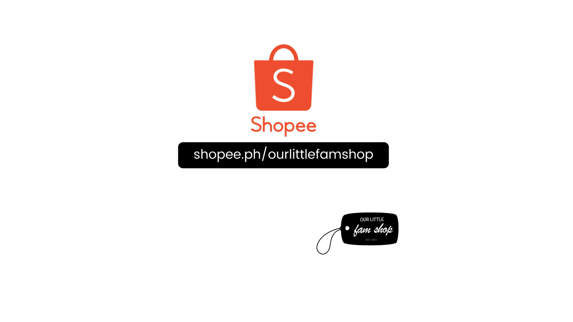 Our Little Fam Shop is now on Shopee!